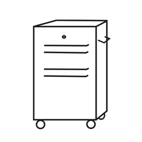 27" Roll Cabinets