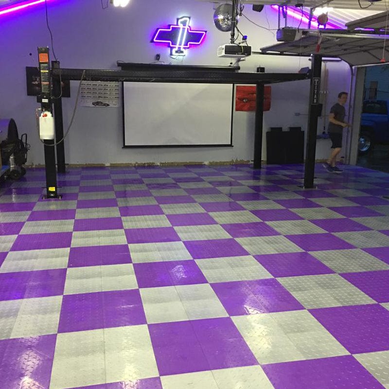 Eagle Pro Flooring Tiles Purple Instant Floor Tile