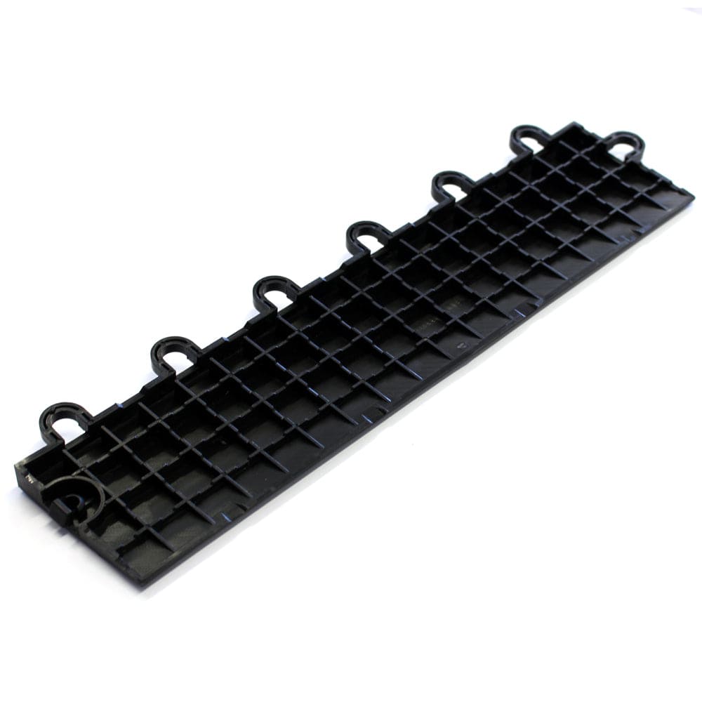 Eagle Pro Flooring Tiles Set of 16 Black Tile Ramps WITH LOOPS for a double garage