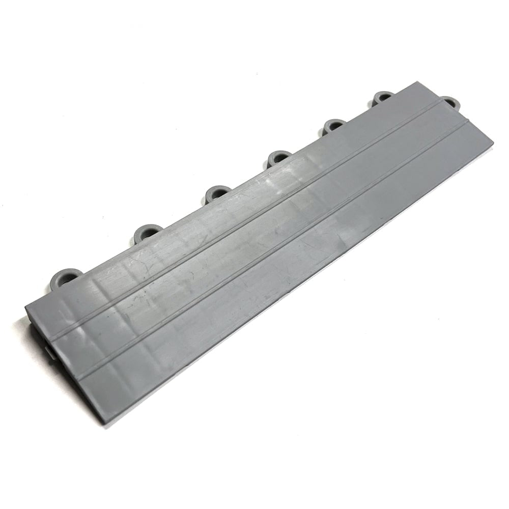 Eagle Pro Flooring Tiles Set of 8 Grey Tile Ramps with Loops for a single garage