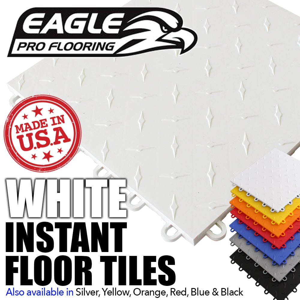 Eagle Pro Flooring Tiles White Instant Floor Tile