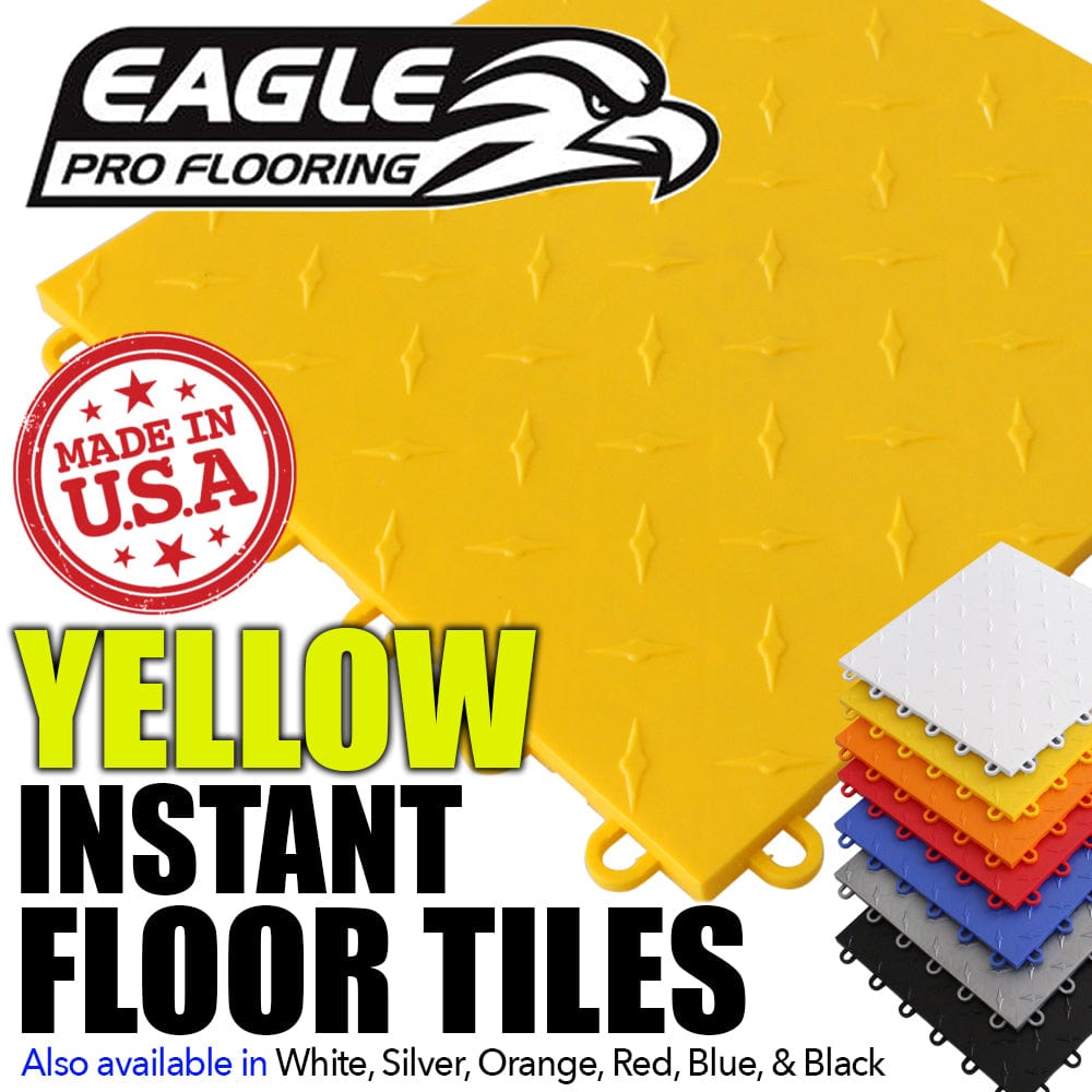 Eagle Pro Flooring Tiles Yellow Instant Floor Tile