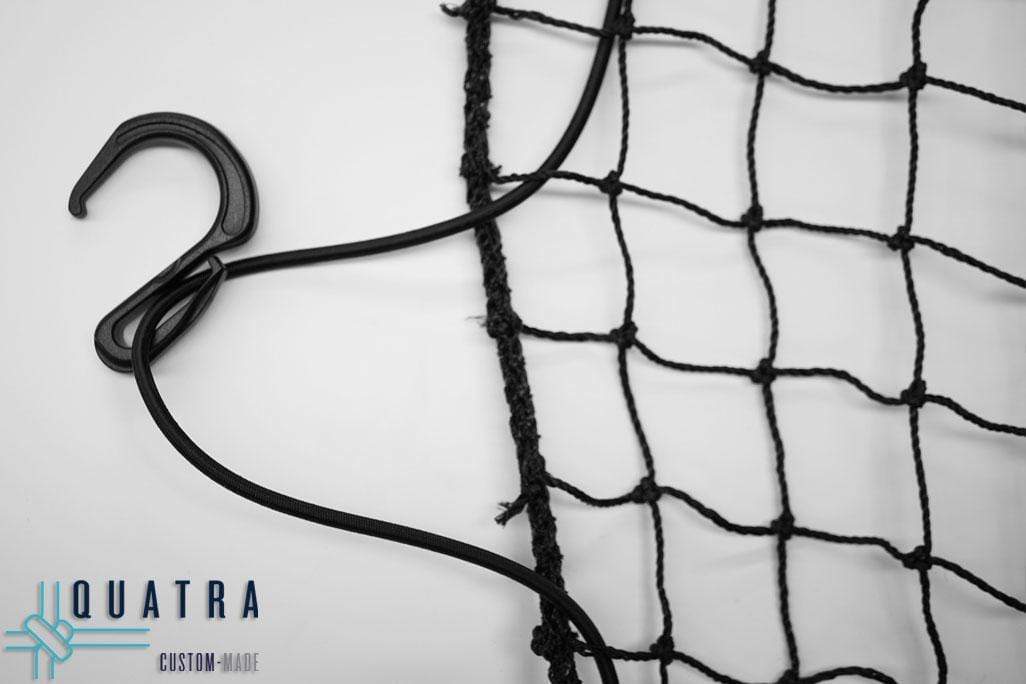 Haverford Ute Netting Normal Square or Rectangle Custom Size net W/-Rope Edge, Bungee Cord and Clips (Max 1.8m L x 1.8m W)