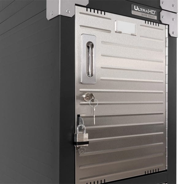 Just Pro Tools GS - Wall cabinets, Top cabinets, Stool, Stainless Steel bin MAXIM HD 4 Tier Stackable Storage Locker