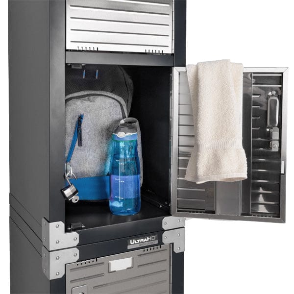 Just Pro Tools GS - Wall cabinets, Top cabinets, Stool, Stainless Steel bin MAXIM HD 4 Tier Stackable Storage Locker