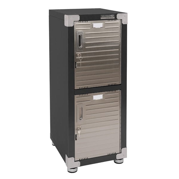 Just Pro Tools GS - Wall cabinets, Top cabinets, Stool, Stainless Steel bin MAXIM HD 4 Tier Stackable Storage Locker