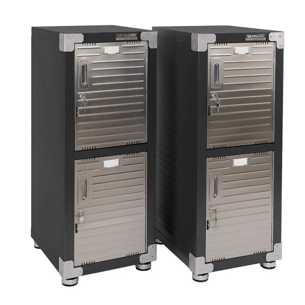 Just Pro Tools GS - Wall cabinets, Top cabinets, Stool, Stainless Steel bin MAXIM HD 4 Tier Stackable Storage Locker