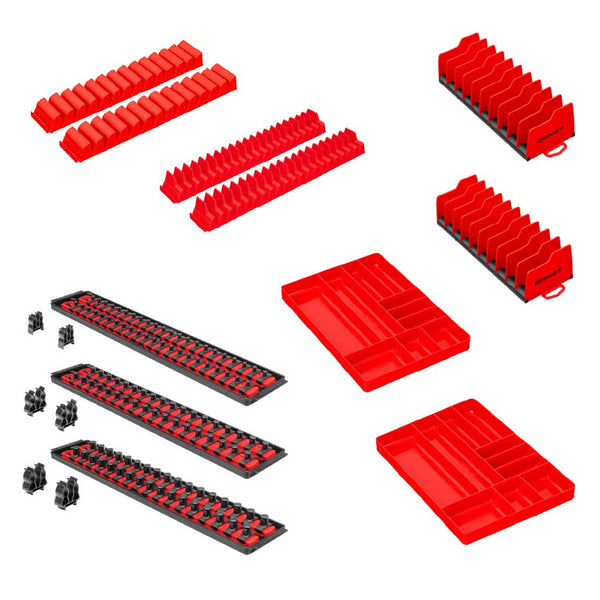 Just Pro Tools Tool Organisers Mega Modular Pro Pack - Red