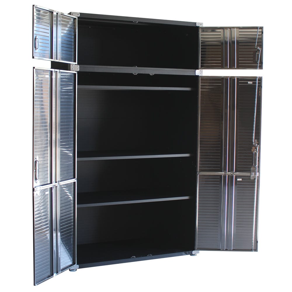 Maxim HD GS - 48” Upright Cabinet, Top Cabinet MAXIM HD 4 Door Mega 48" Upright Cabinet & Extension Cabinet - Combo Massive Storage Cabinet Box