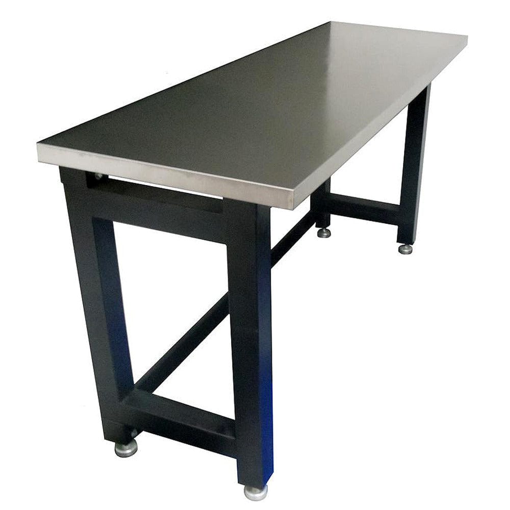 Maxim HD GS - 72" Workbench MAXIM HD 72 inch Stainless Steel Top Workbench Garage Work Bench Top Table Surface 4 Legs