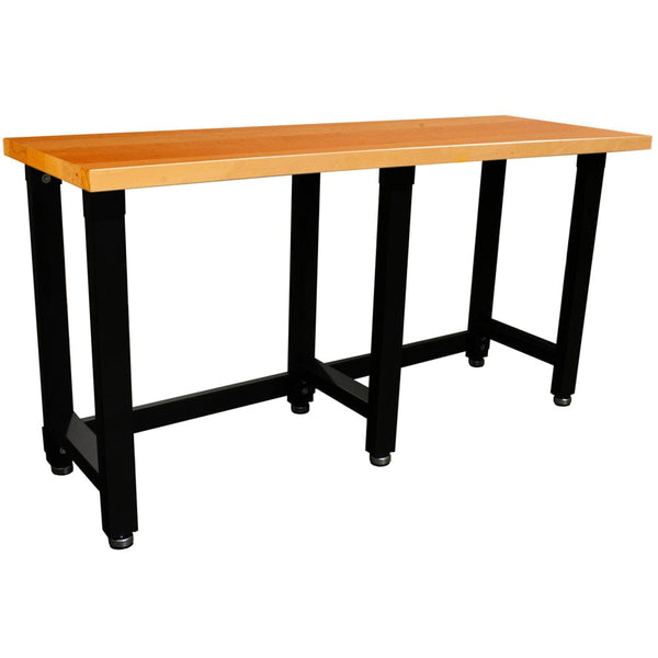 Maxim HD GS - 72" Workbench MAXIM HD 72 inch Timber Top Workbench Garage Work Bench Top Table Surface 6 Legs