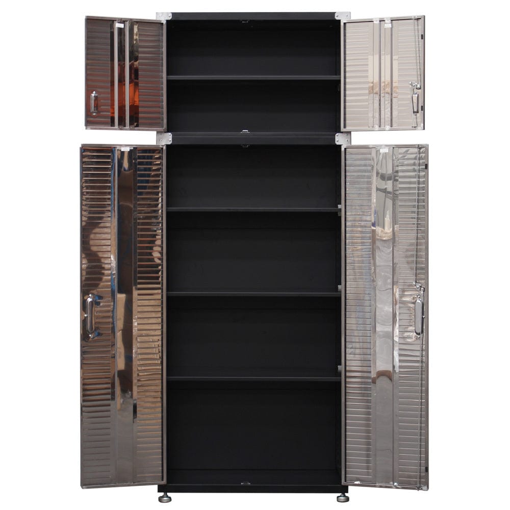 Maxim HD GS - 920mm Upright Cabinet, Top Cabinet MAXIM HD 4 Door Standard Upright Storage Cabinet Combo Extension Tall Storage Cabinet Office Shed (AVAILABLE IN TWO DIFFERENT HEIGHTS)