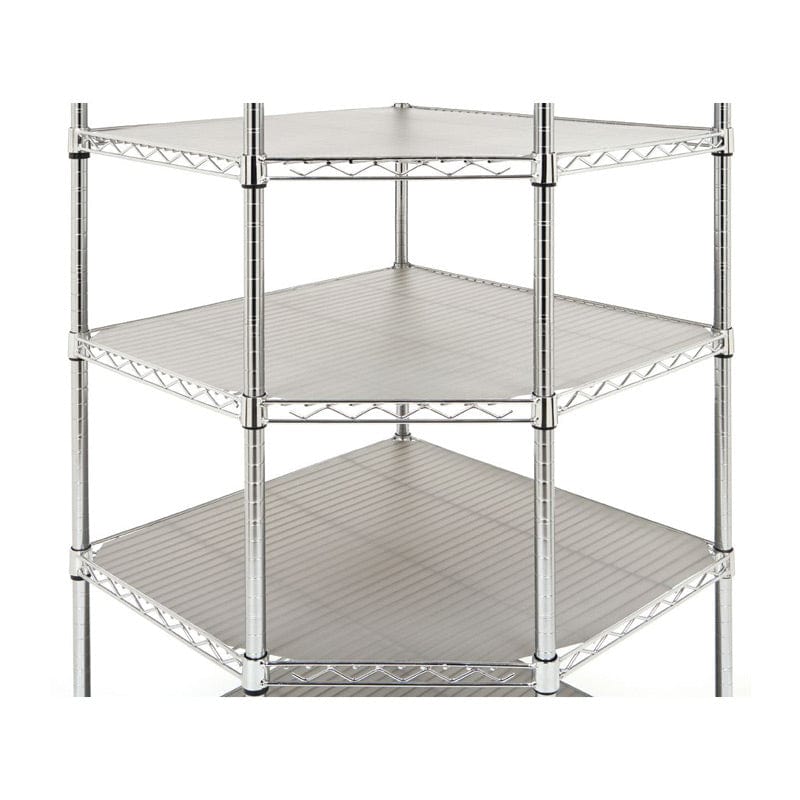 MAXIM 6 Tier Commercial Corner Wire Rack Shelving System – Just Pro Tools