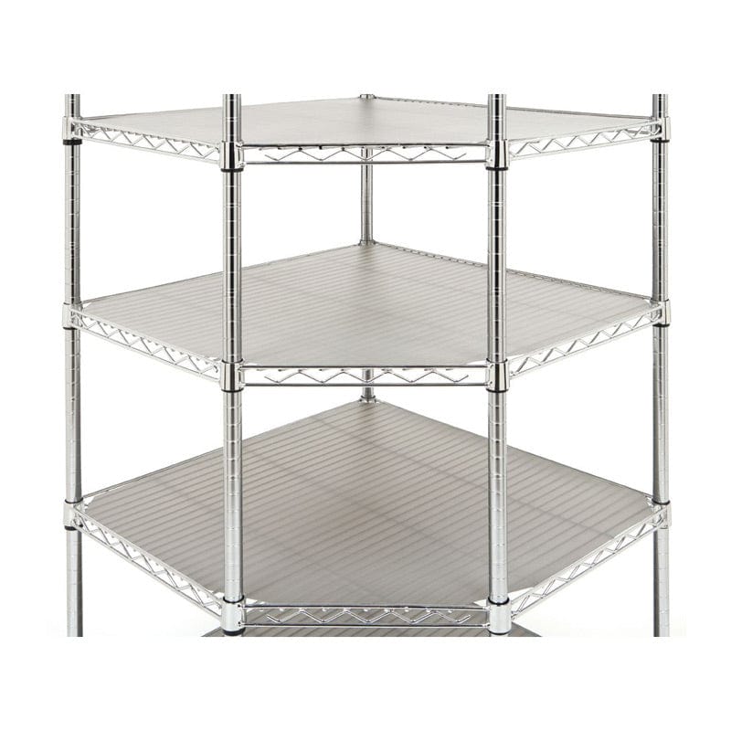 Maxim HD GS - Shelf MAXIM 6 Tier Commercial Corner Wire Rack Shelving System