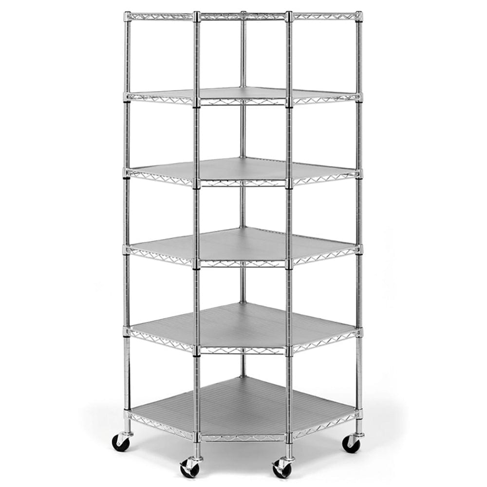 MAXIM 6 Tier Corner Wire Rack Shelving – Just Pro Tools