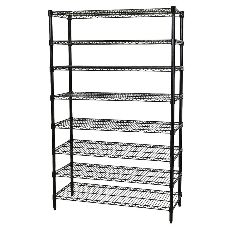 Maxim HD GS - Shelf with drawers Feet Maxim HD 8 Shelf Commercial Bin Rack (Rack Only)