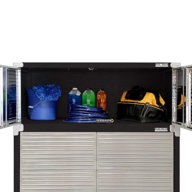 Maxim HD GS - Wall cabinets, Top cabinets, Stool, Stainless Steel bin MAXIM HD Top Cabinet Extension - for the Mega 48 Upright Storage Cabinet Garage Shed Shelf Storage