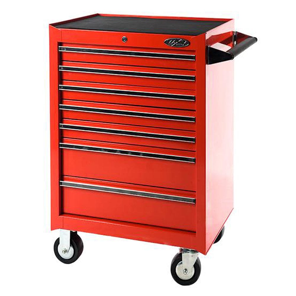 Maxim Pro Series 27” Combo - 27” Roll cabinet, 27” Top chest MAXIM 27" Red 19 Drawer Combo Top Tool Chest & Roll Cabinet Toolbox