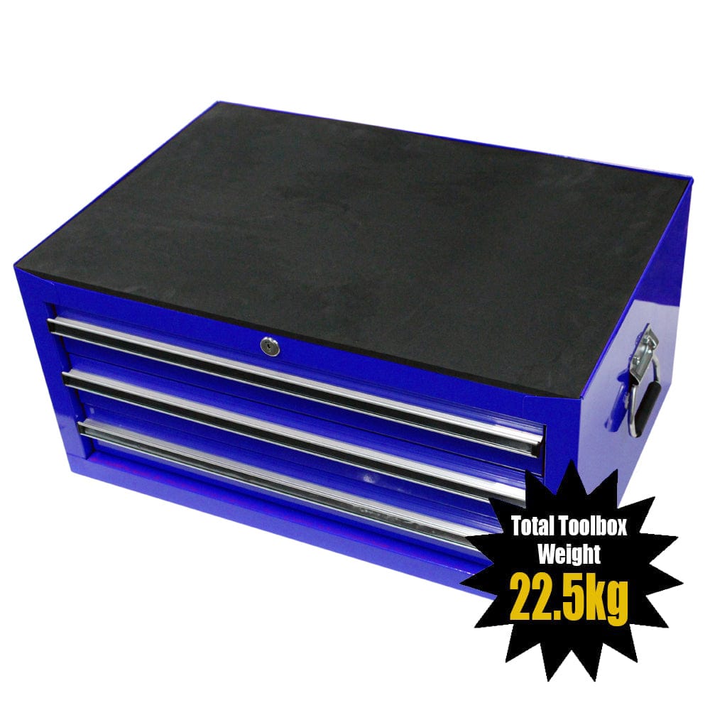 Maxim Pro Series 27” Intermediate box MAXIM 27" Blue 3 Drawer Intermediate Toolbox