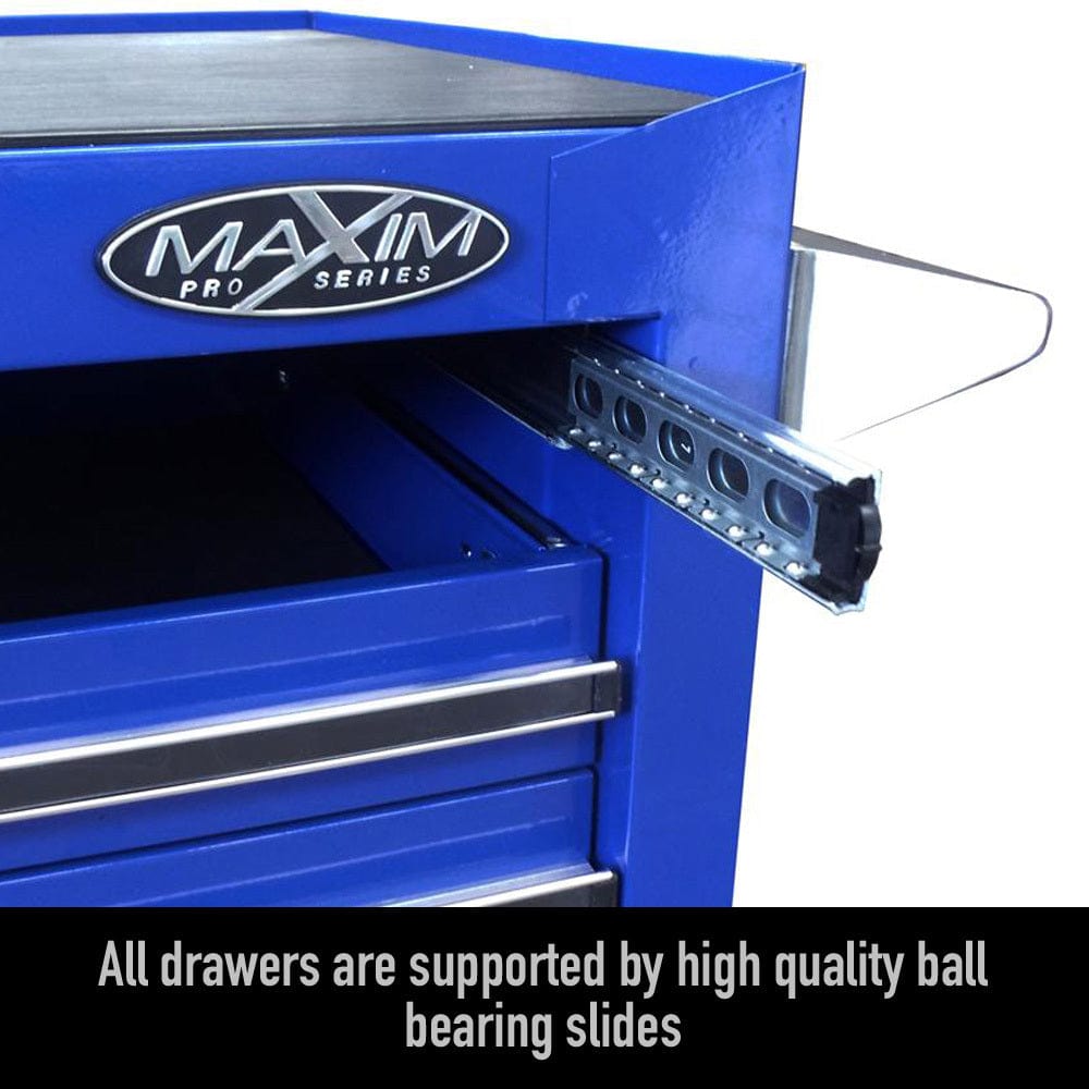 Maxim Pro Series 27” Roll cabinet MAXIM 27" Blue 7 Drawer Roll Cabinet