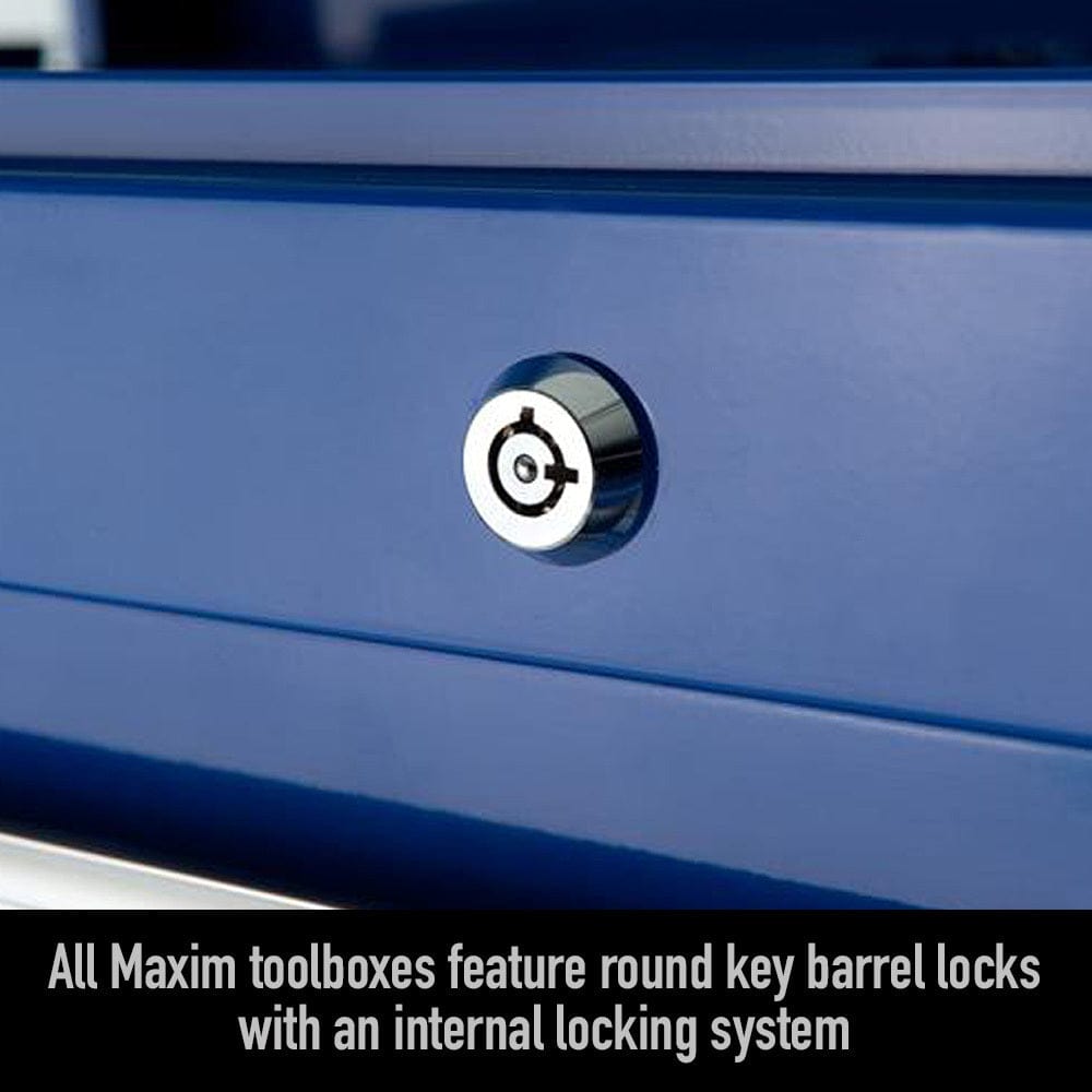 Maxim Pro Series 27” Roll cabinet MAXIM 27" Blue 7 Drawer Roll Cabinet