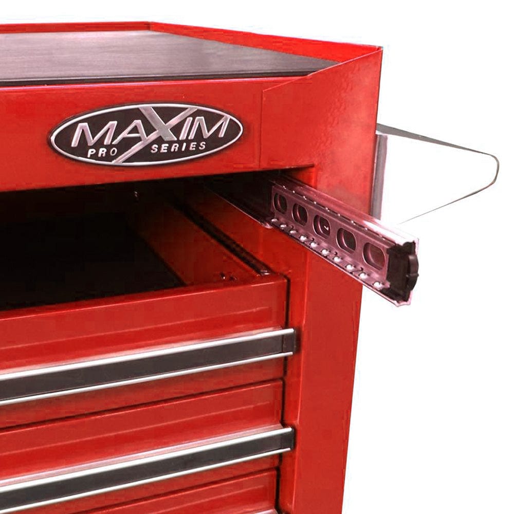 Maxim Pro Series 27” Roll cabinet MAXIM 27" Red 7 Drawer Roll Cabinet