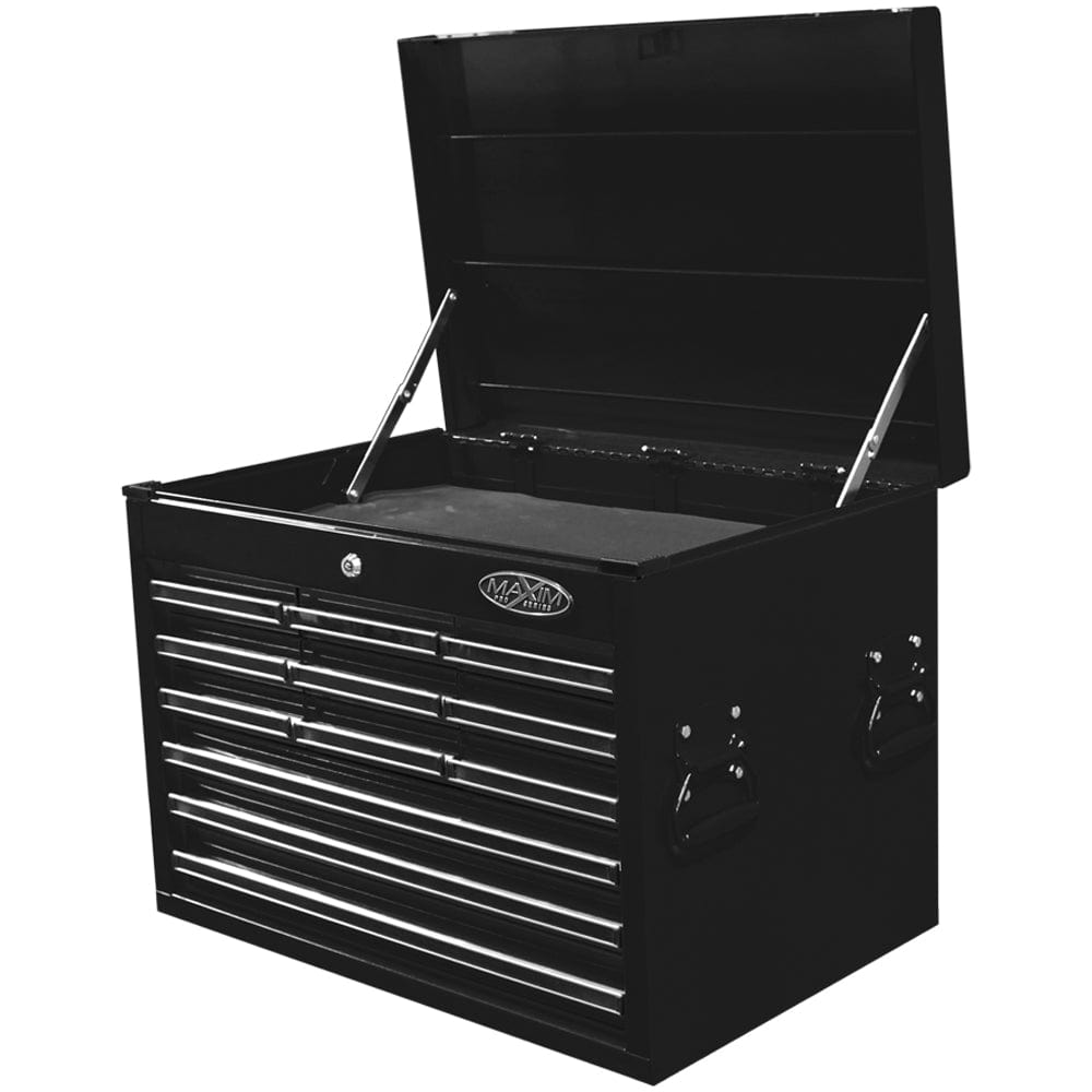 Maxim Pro Series 27” Top chest MAXIM 27" Black 12 Drawer Top Chest Toolbox