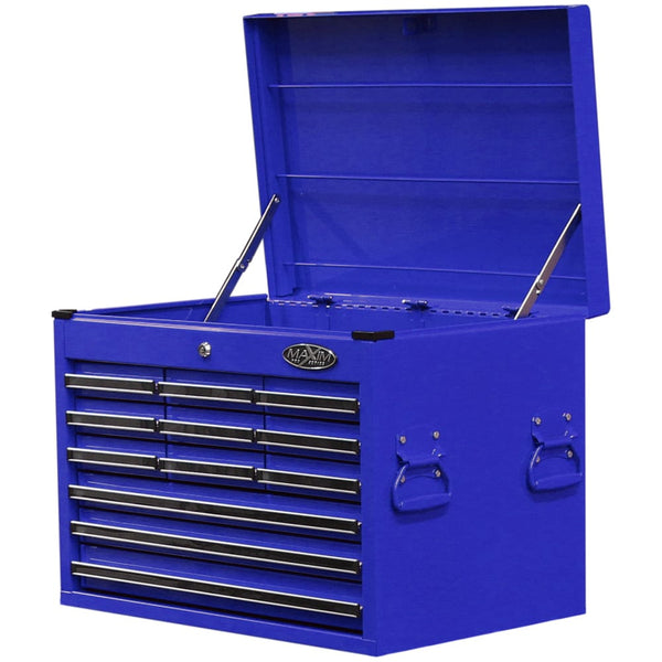 Maxim Pro Series 27” Top chest MAXIM 27" Blue 12 Drawer Top Chest Toolbox