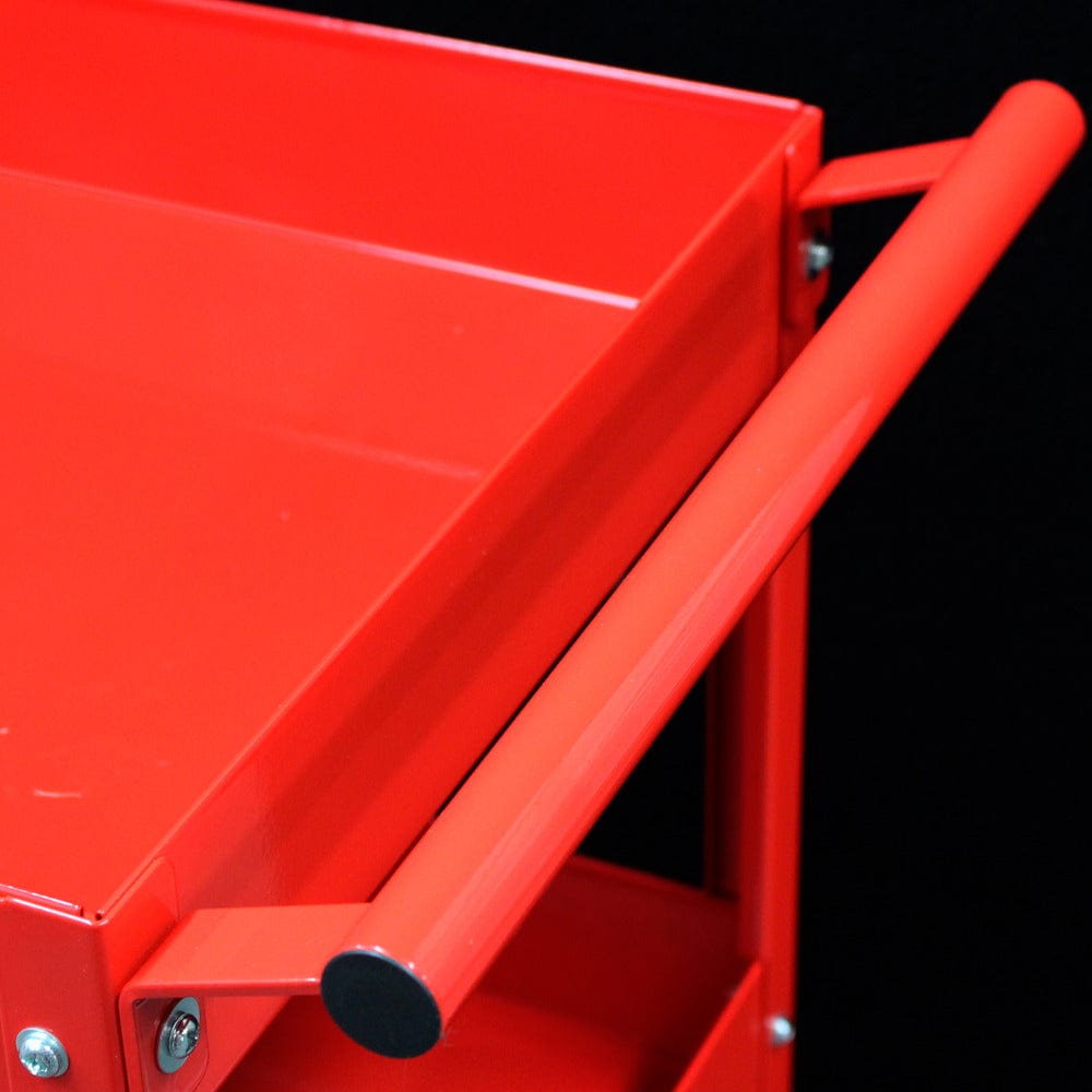 Maxim Pro Series 3 Tier Trolley MAXIM 3 Tier Red Trolley Mobile Tool Cart