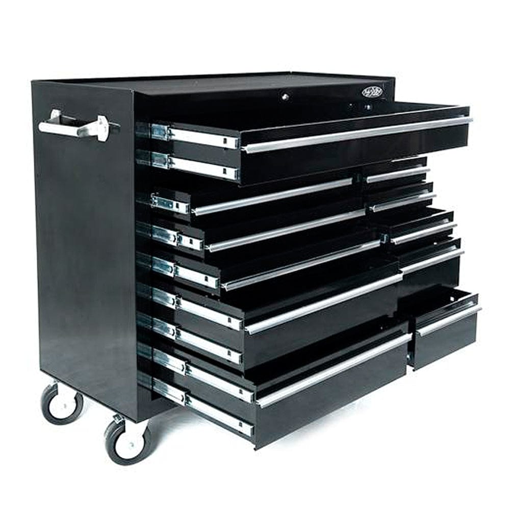 MAXIM 76 Black 30 Drawer Top Chest Roll Cabinet Locker Side Cabinet Toolbox