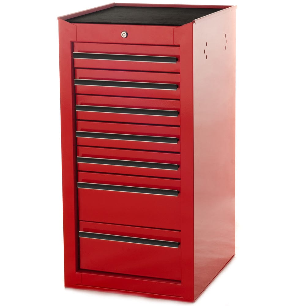 Maxim Pro Series 42” Side Cabinet MAXIM 42" Red 7 Drawer Side Cabinet Toolbox