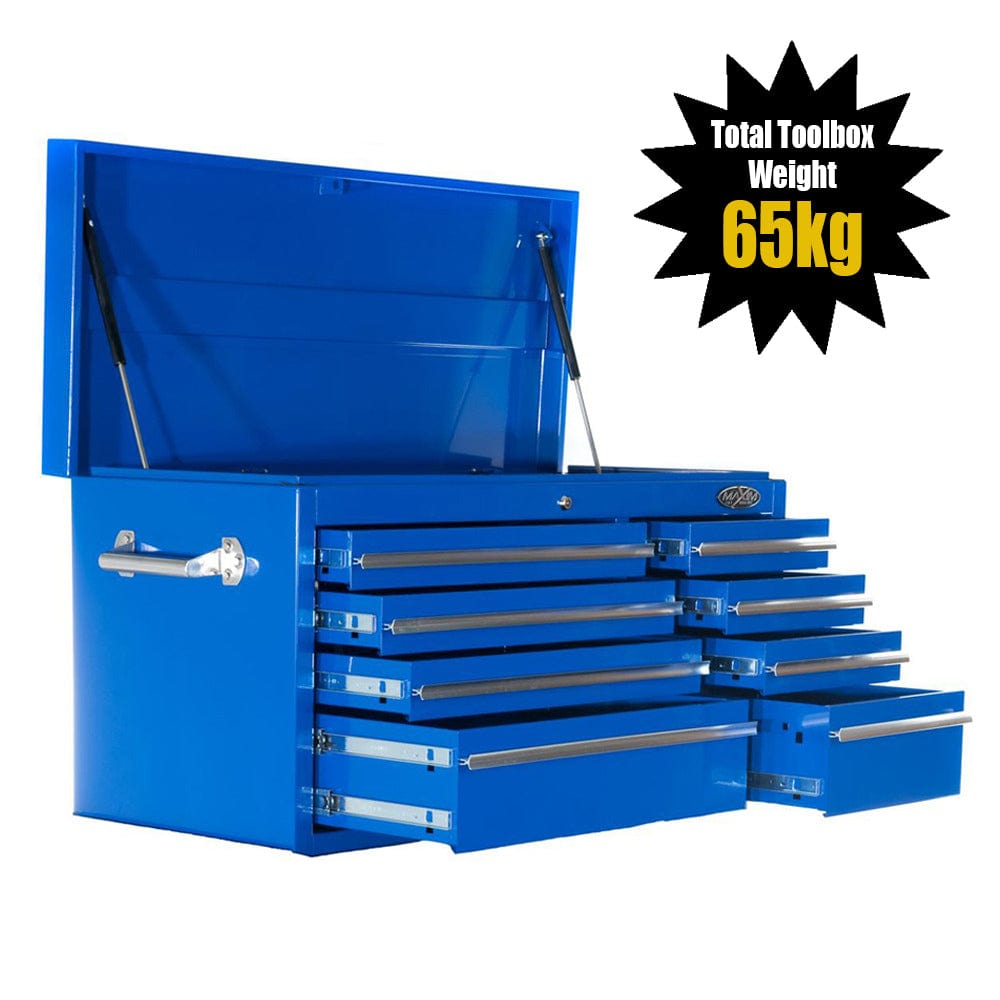 Maxim Pro Series 42” Top chest MAXIM 41" Blue 8 Drawer Top Tool Chest Heavy Duty Toolbox