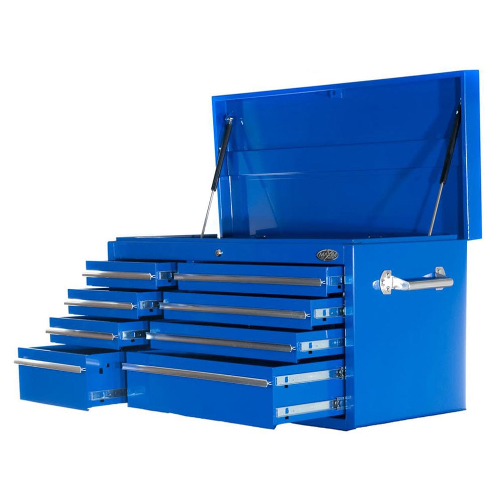 Maxim Pro Series 42” Top chest MAXIM 41" Blue 8 Drawer Top Tool Chest Heavy Duty Toolbox