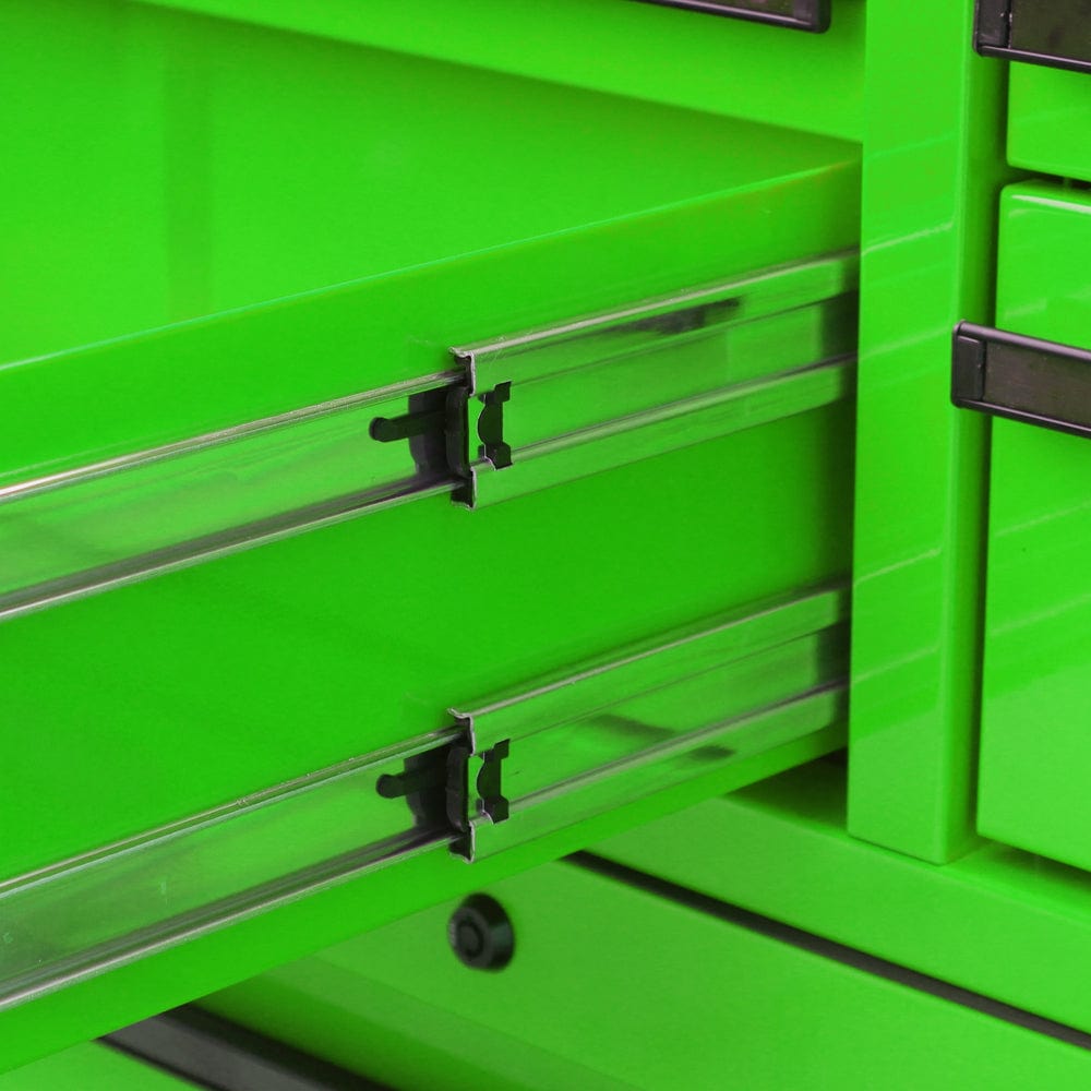 Maxim Pro Series 42” Top chest MAXIM 41" Green 8 Drawer Top Tool Chest Storage Toolbox