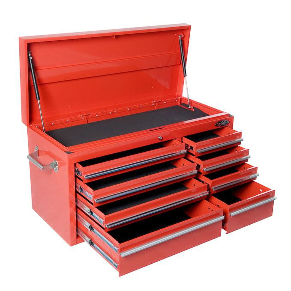 Maxim Pro Series 42” Top chest MAXIM 41" Red 8 Drawer Top Tool Chest Heavy Duty Toolbox