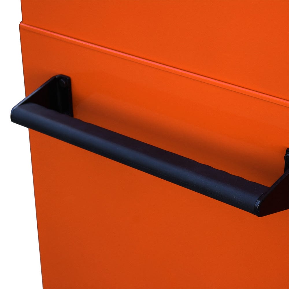 Maxim Pro Series 54” Combo - 54” Roll cabinet, 54” Top chest, 54” Side Locker MAXIM 54” Orange 23 Drawers Complete Toolbox Combination