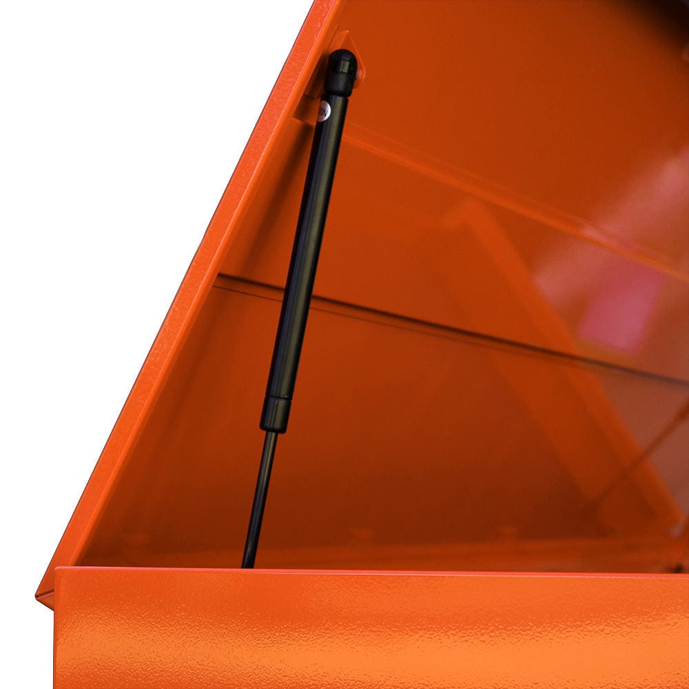 Maxim Pro Series 54” Combo - 54” Roll cabinet, 54” Top chest, 54” Side Locker MAXIM 54” Orange 23 Drawers Complete Toolbox Combination