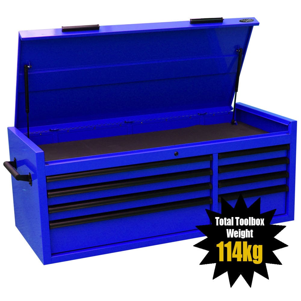 Maxim Pro Series 54” Top chest MAXIM 54” Blue 8 Drawers Top Chest Storage Toolbox