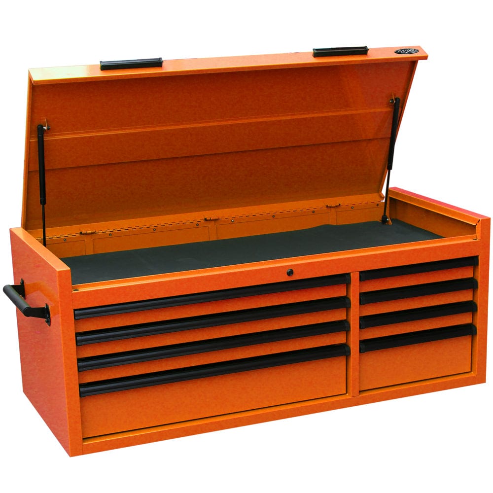 Maxim Pro Series 54” Top chest MAXIM 54” Orange  8 Drawers Top Chest Storage Toolbox