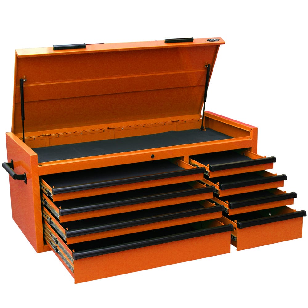 Maxim Pro Series 54” Top chest MAXIM 54” Orange  8 Drawers Top Chest Storage Toolbox