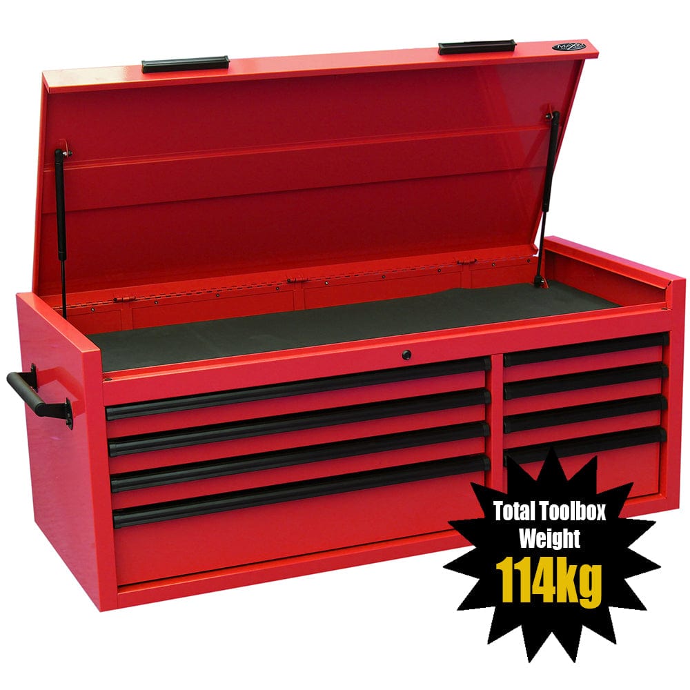 Maxim Pro Series 54” Top chest MAXIM 54” Red 8 Drawers Top Chest Storage Toolbox