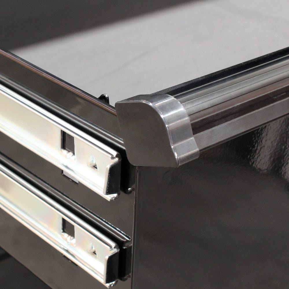 maxim Pro Series 54” Workstation - 54” Roll cabinet +/- Stainless Steel Top MAXIM 54” Black 10 Draw Roll Cabinet Toolbox