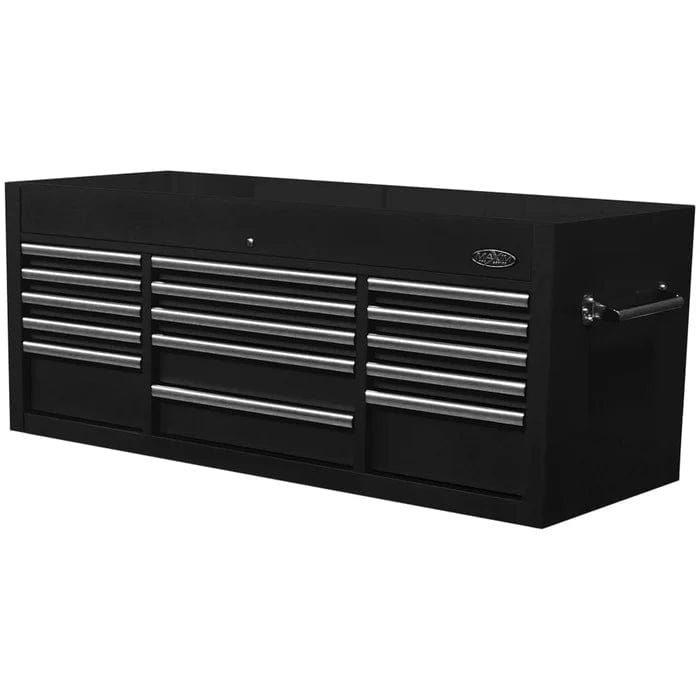 Maxim Pro Series 60” Combo - 60” Roll cabinet, 60” Top chest MAXIM 60” Black 37 Drawer Top Chest Roll Cabinet Toolbox