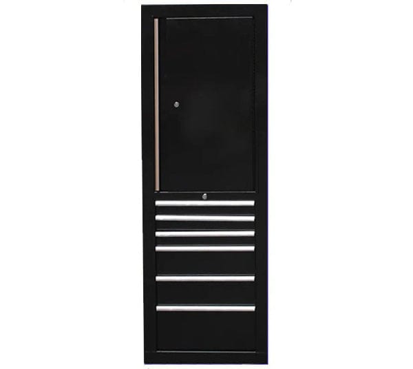 Maxim Pro Series 60” Side locker MAXIM 60” Black  6 Drawer Locker Toolbox