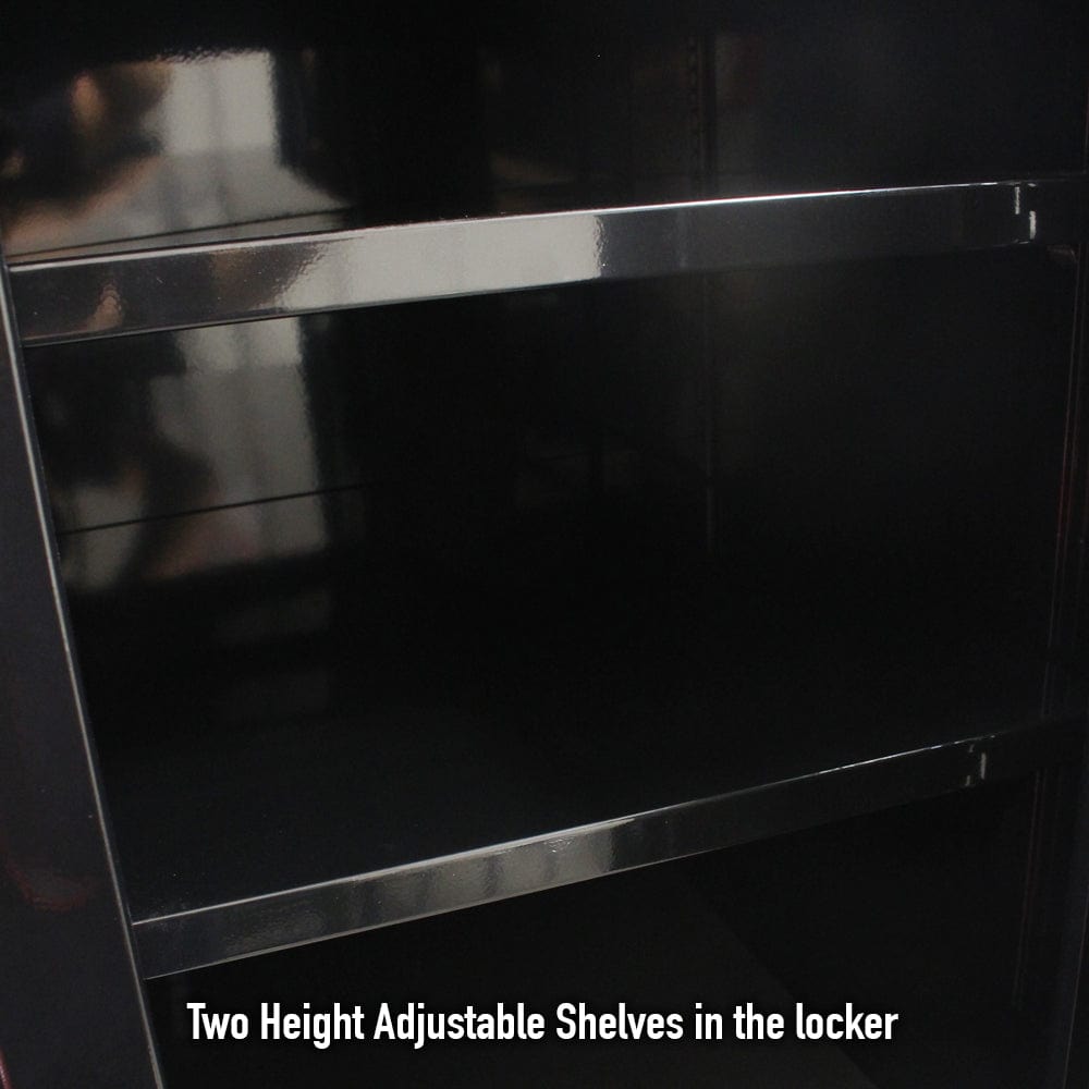 Maxim Pro Series 60” Side locker MAXIM 60” Black Locker Toolbox - Latch Lock on Drawers