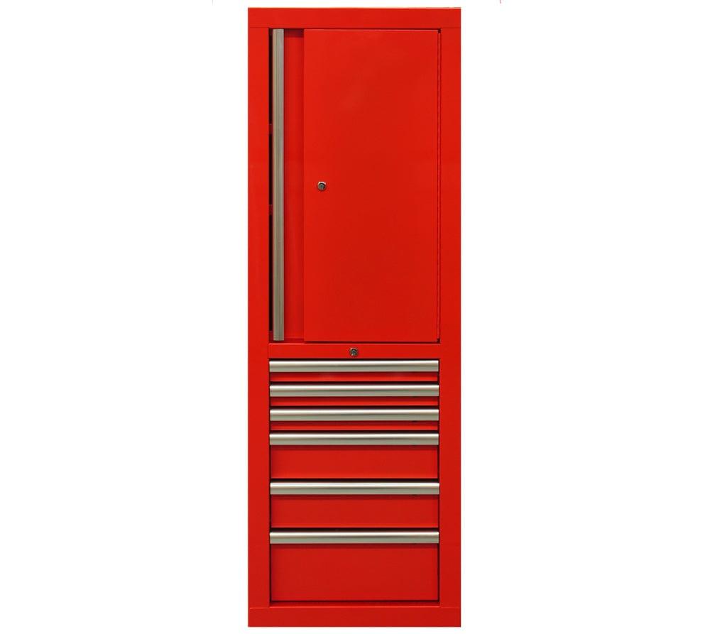 Maxim Pro Series 60” Side locker MAXIM 60” Red Locker Toolbox - Secure Lock on Drawers