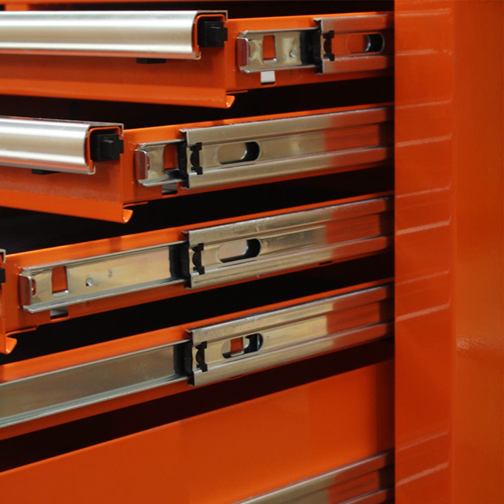 Maxim Pro Series 60” Top chest MAXIM 60” Orange 15 Drawer Top Chest Toolbox