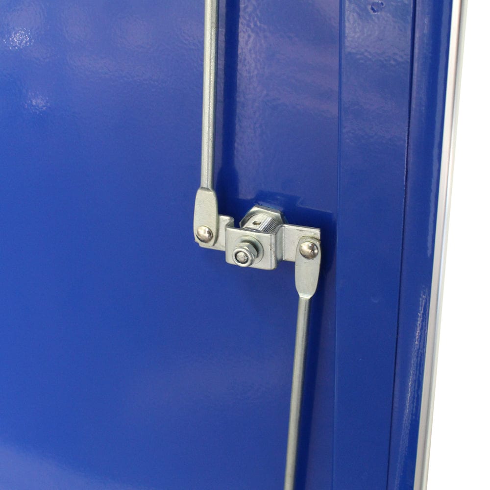 Maxim Pro Series 60” Workstation - 60” Roll cabinet, 20” Side locker +/- Stainless Steel Top MAXIM 80” Blue 23 Drawer Workstation Roll Cabinet & Locker Toolbox
