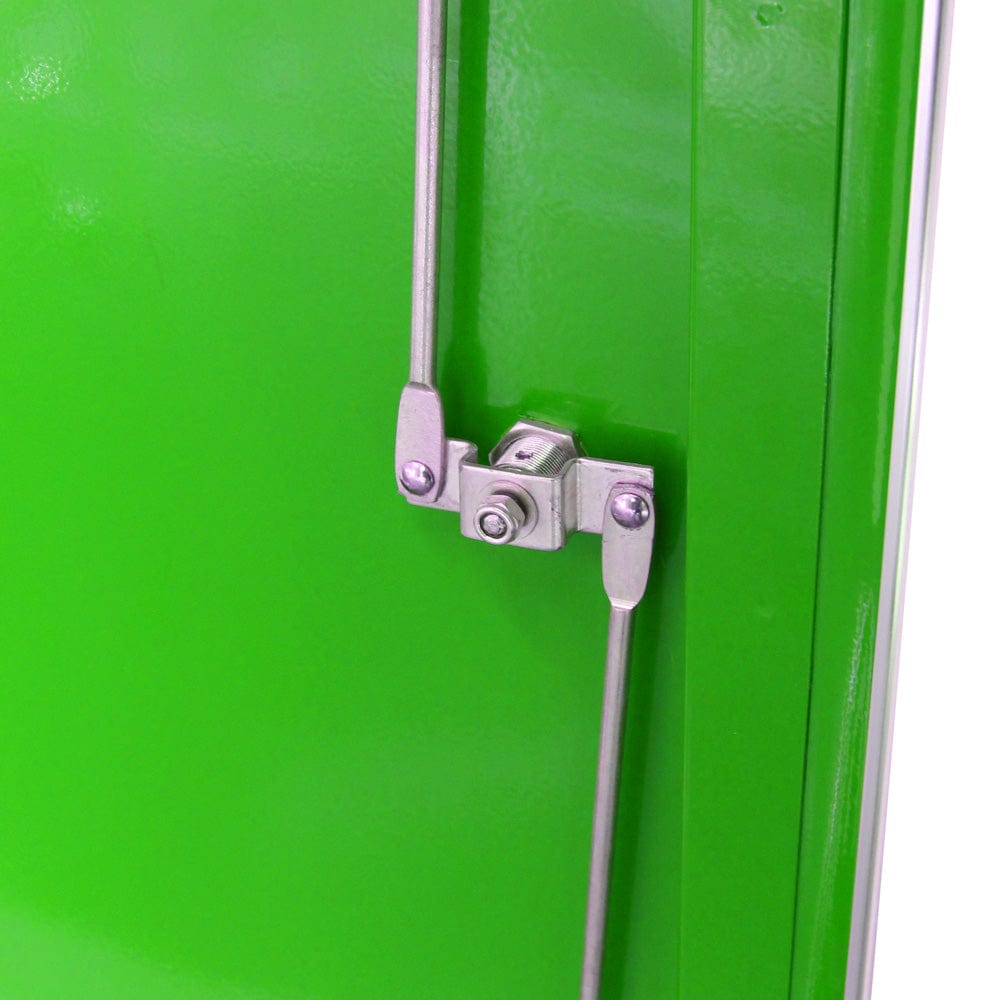 Maxim Pro Series 60” Workstation - 60” Roll cabinet, 20” Side locker +/- Stainless Steel Top MAXIM 80” Green 28 Drawer Workstation Roll Cabinet & Locker Toolbox