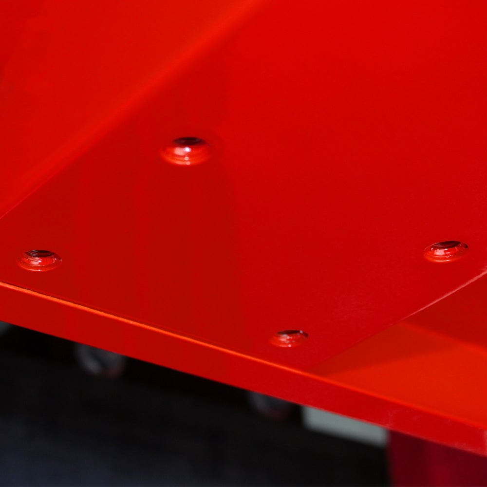 Maxim Pro Series 60” Workstation - 60” Roll cabinet +/- Stainless Steel Top MAXIM 60” Red 17 Drawer Roll Cabinet Toolbox